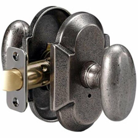 DELANEY DESIGNER Rosa Series Privacy Door Knob Set With Curved Backplate 682408C